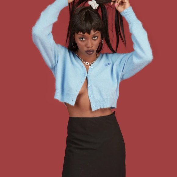 Liv Blue Cardigan - Picture 3 of 10